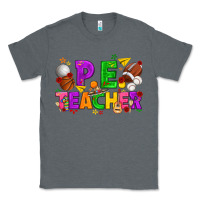 Charcoal Heather p.e. teacher cinco de mayo Classic Tee - texasbilliewilder
