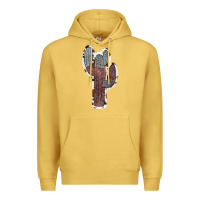 Antique Gold Cowhide Old Cactus Premium Hoodie - RanaPortraitStore