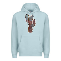 Blue Mist Cowhide Old Cactus Premium Hoodie - RanaPortraitStore
