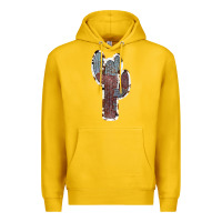 Lemon Cowhide Old Cactus Premium Hoodie - RanaPortraitStore