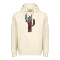 Sandshell Cowhide Old Cactus Premium Hoodie - RanaPortraitStore