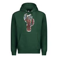 Sports Green Cowhide Old Cactus Premium Hoodie - RanaPortraitStore