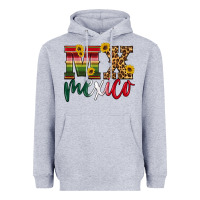 Heather Grey mexico Heavyweight Hoodie - HRA Design Shop