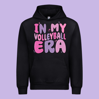 In My Volleyball Era Urban Hoodie Designed By Maliassmallbusiness