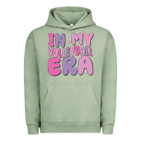 Pigment Oil Green in my volleyball era Urban Hoodie - MaliasSmallBusiness