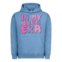 Pigment Pebble Blue in my volleyball era Urban Hoodie - MaliasSmallBusiness