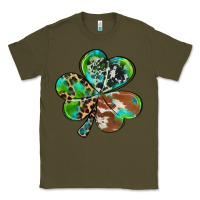 Army Green western shamrock Classic Tee - RanaPortraitStore