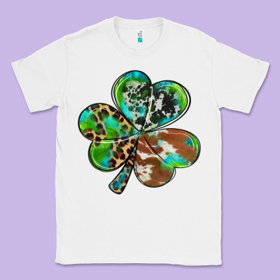 Western Shamrock Classic Tee Designed By Ranaportraitstore