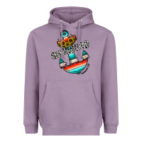 Lavender anchored Heavyweight Hoodie - CowhideDigitalArt