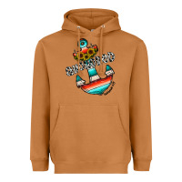Meerkat anchored Heavyweight Hoodie - CowhideDigitalArt