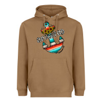 Toasted Coconut anchored Heavyweight Hoodie - CowhideDigitalArt