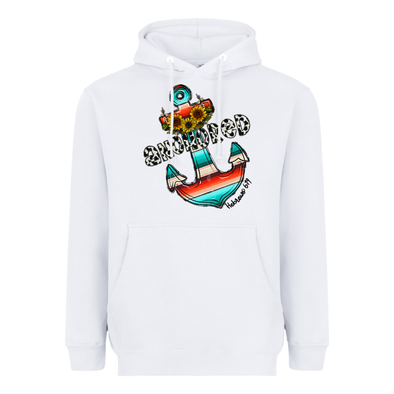 Anchored Heavyweight Hoodie by CowhideDigitalArt | Teevron