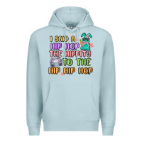Blue Mist i said a hip hop Premium Hoodie - MaliasSmallBusiness