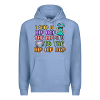 Colony Blue i said a hip hop Premium Hoodie - MaliasSmallBusiness