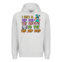 Dove Grey i said a hip hop Premium Hoodie - MaliasSmallBusiness
