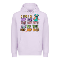 Lilac i said a hip hop Premium Hoodie - MaliasSmallBusiness