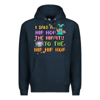 Navy i said a hip hop Premium Hoodie - MaliasSmallBusiness