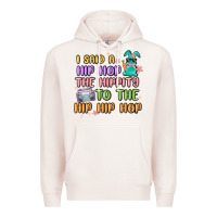 Pale Pink i said a hip hop Premium Hoodie - MaliasSmallBusiness
