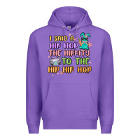 Purple i said a hip hop Premium Hoodie - MaliasSmallBusiness