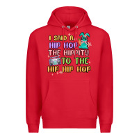 Red i said a hip hop Premium Hoodie - MaliasSmallBusiness