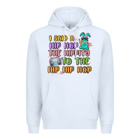 White i said a hip hop Premium Hoodie - MaliasSmallBusiness