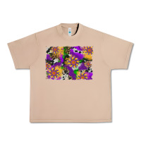 Burro mardi gras sunflower cowhide leopard and glitter background Urban Heavy Tee - Artiststas