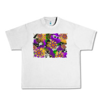 Lunar Rock mardi gras sunflower cowhide leopard and glitter background Urban Heavy Tee - Artiststas