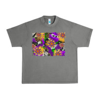Tornado mardi gras sunflower cowhide leopard and glitter background Urban Heavy Tee - Artiststas