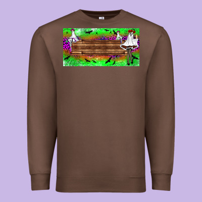 Custom Name Freak Ghosts License Plate Premium Sweatshirt Designed By Bundleandbundleshop