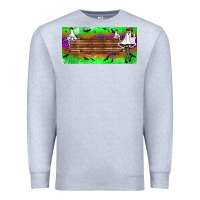 Heather Grey custom name freak ghosts license plate Premium Sweatshirt - BundleAndBundleShop