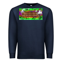 Navy custom name freak ghosts license plate Premium Sweatshirt - BundleAndBundleShop