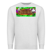 Oatmeal Heather custom name freak ghosts license plate Premium Sweatshirt - BundleAndBundleShop