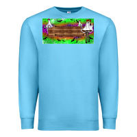 Ocean Blue custom name freak ghosts license plate Premium Sweatshirt - BundleAndBundleShop