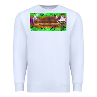 White custom name freak ghosts license plate Premium Sweatshirt - BundleAndBundleShop
