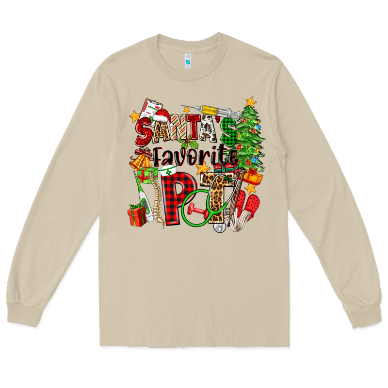 Santa's Favorite Pt Long Sleeve Tee by Zillion Design Studio | Teevron
