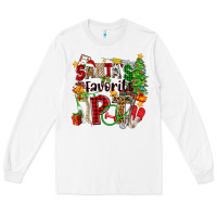 White santa's favorite pt Long Sleeve Tee - Zillion Design Studio