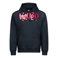 Navy valentine's day loved john 3 16 Urban Hoodie - MaliasSmallBusiness