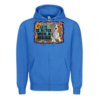 True Royal life is better with a beagle Zipper Hoodie - RanaPortraitStore