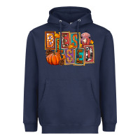 Navy blessed thanksgiving Heavyweight Hoodie - FaDigitalArtStudio