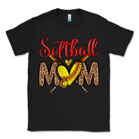 Black softball mom Classic Tee - Zillion Design Studio