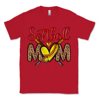 Red softball mom Classic Tee - Zillion Design Studio