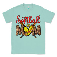 Seafoam softball mom Classic Tee - Zillion Design Studio