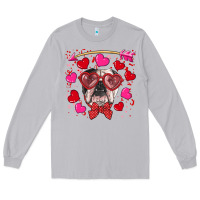 Moon Dust Valentine's day  english bulldog Long Sleeve Tee - RanaPortraitStore