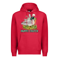 Cardinal hoppy easter duck hunting Premium Hoodie - MaliasSmallBusiness