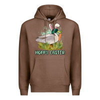 Chestnut hoppy easter duck hunting Premium Hoodie - MaliasSmallBusiness