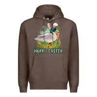 Coffee hoppy easter duck hunting Premium Hoodie - MaliasSmallBusiness