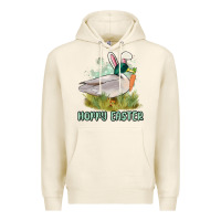 Tofu hoppy easter duck hunting Premium Hoodie - MaliasSmallBusiness