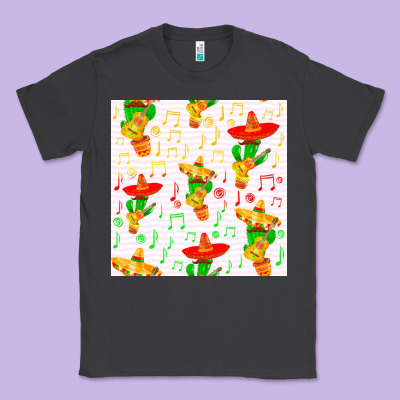 Mexico Seamless Pattern Classic Tee Designed By Fadigitalartstudio