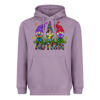 Lavender autism Gnome Heavyweight Hoodie - CowhideDigitalArt