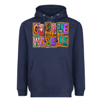 Navy gobble till you wobble Heavyweight Hoodie - FaDigitalArtStudio